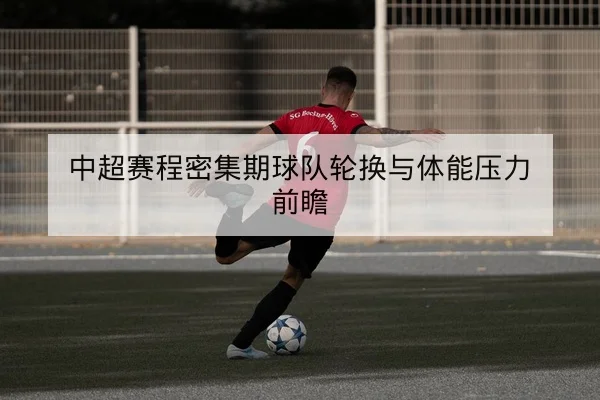 中超赛程密集期球队轮换与体能压力前瞻